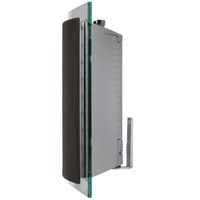 Waterfall Hurricane EVO Glass and Aluminum Speaker with Grey Grill (Sliver, Single)