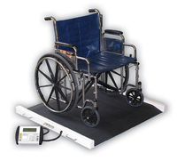 Cardinal Scale-Detecto BRW1000 Portable Bariatric Wheelchair Scale 1100 Lb X .5 Lb-450 Kg X .2 Kg