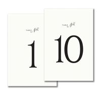 Vera Wang Tented Table Cards (1-10)