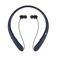 Bluetooth Headphones, Wireless Retractable Earbuds Neckband Headset SportS Sweatproof Earphones with Mic (2018 Upgraded Version, 15 Hours Play Time, Black)