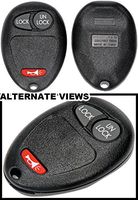 APDTY 24754 Keyless Entry Remote Key Fob Transmitter Assembly 3-Button (Replacement For GM 10335583)