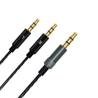 Replacement Audio Cable Cord Compatible Sol Republic Master Tracks HD V8 V10 V12 MFI X3 Ultra XC Headphone Extension Cable Cords Wire (Without Mic))(Black)