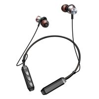 Hot Sales! Axiba Bluetooth Headphones Wireless Sports Earphones Neckband Headset with Mic for Cellphones (Silver)