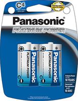 Panasonic Energy Corporation LR14XP/4B Platinum Power C Size Alkaline Batteries, Pack of 4