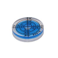 Riqiorod 2 Packs(Blue) High Accuracy Ø32mm Bubble Spirit Level for Construction Building Tools