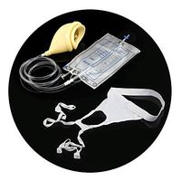 Owfeel 2000ml Woman Protable Wearable Urine Bag Urinal System with Collection Urine Bag