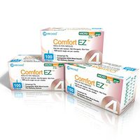 Clever Choice Comfort EZ Insulin Pen Needles,300 Needles, 32G 4 Millimeter and 5/32Inch - 3 Pack