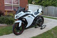 Black & White ABS Motorcycle Complete Fairing Cowl Injection Bodywork Body Kits for 2013 2014 2015 2016 2017 2018 Kawasaki Ninja 300 Ninja300 EX300R EX-300R