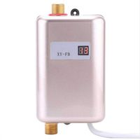3400W Instantaneous Water Heater Instant Electric Tankless Water Heater Instant Electric Water Heating Shower 3 seconds ho,Black