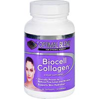Optimal Blend Biocell Collagen - Proven to Reduce Fine Lines and Wrinkles - 60 Capsules