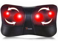 Shiatsu Back and Neck Massager, VIKTOR JURGEN Deep Tissue Kneading Neck Massage Pillow with Heat for Full Body Muscle, Shoulder, Foot at Home, Car, Office, Relaxation Gifts for Men, Women