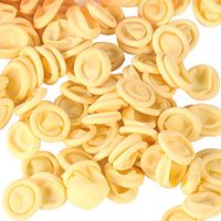 Barcley Disposable Latex Finger Cots 800 pcs, Anti-Static Rubber Fingertips Protective Finger Gloves for Topical Medical Application, Nail Art, Electronic Repair, Painting, Jewelry Cleaning (Yellow)