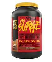 Mutant ISO Surge Whey Protein Powder Acts Fast to Help Recover, Build Muscle, Bulk and Strength, Uses Only High Quality Ingredients, 1.6 lb - Triple Chocolate