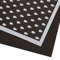 Floral Wrapping Paper, White Border Kraft Paper Floral Print Wrapper Teachers' Day Flowers Packaging Material 5858CM (Color : #3)