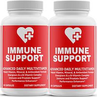 Immune System Support Supplement - Immunity Booster Defense Capsules with Vitamins C, D & Zinc - Greater Immunity Than Elderberry - Healthy Immune Booster for Protection - 2 Bottles 120 Capsules