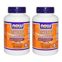 Now Foods 7-KETO LeanGel 100 mg 120 Softgels 2 Pack