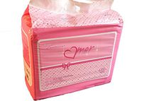 24 Diapers - DC Amor - Medium/Large - All Pink Theme! Plastic-Backed Adult Baby (Large)