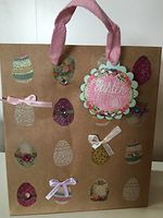 Punch Studio Easter Gift Bag Kraft Paper