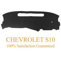 AKMOTOR Dash Cover Dashboard Cover Mat Pad for Chevy Chevrolet S10 1998 1999 2000 2001 2002 2003 2004 (Black) Y39