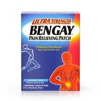 Bengay Ultra Strength, Pain Relieving Patch, Large Size, 4 Count