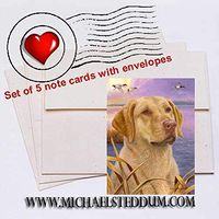 Michael Steddum Dawn Patrol, Chesapeake Bay Retriever Note Card Set