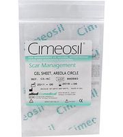 Cimeosil Gel Sheet, Areola Circle (with hole in center) - Scar Treatment For Keloid and Hypertrophic Scars