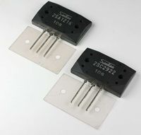 2SA1216+2SC2922 Sanken Audio Power Transistor PNP+NPN Pair with Mica Insulators MT-200 Case