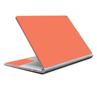 MightySkins Skin Compatible with Microsoft Surface Book 2 13" (2017) - Solid Salmon | Protective, Durable, and Unique Vinyl Decal wrap Cover | Easy to Apply, Remove | Made in The USA