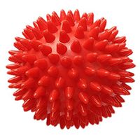 Xiaoai Athletics Spiky Massage Ball Trigger Point Roller Ball Tool for Plantar Fasciitis, Deep Tissue, Back, Foot Pain, Plantar Treatmen, Exercise, Stress Relief, Feet, Neck Muscles (Red)