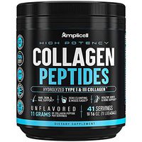 Collagen Peptides - 454g Hydrolyzed Collagen Powder - Type 1 & Type 3 Multi Collagen Protein Powder - Unflavored Collagen Peptides Powder - Collagen Protein Skin, Nails & Hair Supplement - 41 Servings