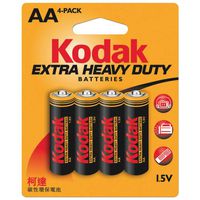 Kodak KEHDAA4 Heavy Duty Alkaline General Purpose Battery, 4 count