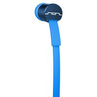 SOL REPUBLIC Jax Wired 3-Button In-Ear Headphones, Apple Compatible, Tangle Free Cable, In-Ear Noise Isolation, 4 Ear Tip Sizes, Great For Calls, 1111-36 Blue