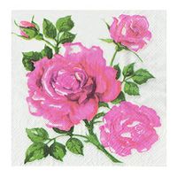 Salome Idea 60 Counts Shower Tea Party Birthday or Wedding Party Napkins,Romatic Floral Napkins(Romatic Floral 41)