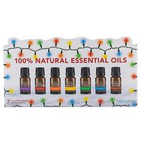 SpaRoom Holiday 7 Essential Oil Pack - Lavender Ice - Merry Frankincense - Cinnamon Swirl - Vanilla Peppermint - Frosted Pine - Orange Spice