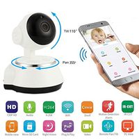 ALTech Wireless WiFi HD 720P CCTV Home/Baby/Shop/Pet Night Vision Security IP Camera Pan Tilt
