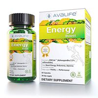 Avalife Energy Boost - Natural Energy Boosting Supplements for Men & Women - Gluten Free, Vegan & Non-GMO - 60 Capsules