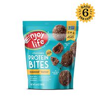 Enjoy Life Protein Bites, Soy free, Nut free, Gluten free, Dairy free, Non GMO, Vegan, Chocolate SunSeed Butter, 6 Bags