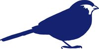 hBARSCI Aberts Towhee Bird Vinyl Decal - 5 Inches - for Cars, Trucks, Windows, Laptops, Tablets, Outdoor-Grade 2.5mil Thick Vinyl - Cobalt Blue