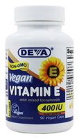 Deva Vegan Vitamins Vit E 400Iu Mixed Tocop. 90 Vcap