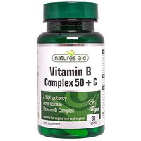 Natures Aid Vitamin B Complex Vitamin C 30 Tablets