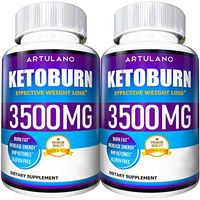 Keto Pills - 5X Potent (2-Pack | 3500MG) - Weight Loss Keto Burn Diet Pills - Boost Energy and Metabolism - Exogenous Keto BHB Supplement for Women and Men - Max Strength Formula