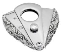 Xikar Xi3 3D Mayan Double Guillotine Cigar Cutter, Cuts Up to 58 Ring Gauge Cigars