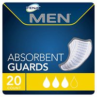Tena Incontinence Guards for Men, Moderate Absorbency, 20 Count