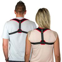 Posture Corrector for Men and Women, Adjustable Upper Back Brace Clavicle Support and Breathable Comfortable Straightener, Providing Pain Relief from Neck, Back and Shoulder (Universal) by Arknora