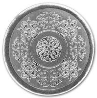 EGPChecks EGP Round Medallion Seal, 100 Count, 1 Inch, Silver,