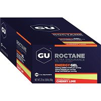 GU Roctane Energy Gel - 24 Pack Cherry Lime, One Size