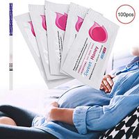 Pregnancy Test Strip, 100pcs HCG Early Pregnancy Test Strips Urine Pregnancy Detection Paper for Women, High Accuracy