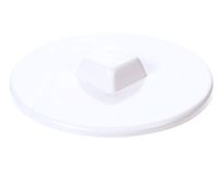 Master-Bilt 44-01084 White Ice Cream Can Cover - Fits Most 3 Gallon Commerical Ice Cream Tubs - 10.25" Diameter (1)