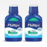 Phillips' Milk of Magnesia Laxative (Fresh Mint, 26-Fluid-Ounce Bottle) (Pack of 2)