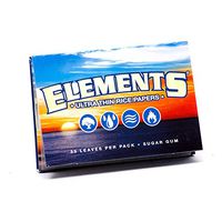 Elements Ultra Thin Rice Papers 1 1/2 Size 79mm Wide (1 Pack)
